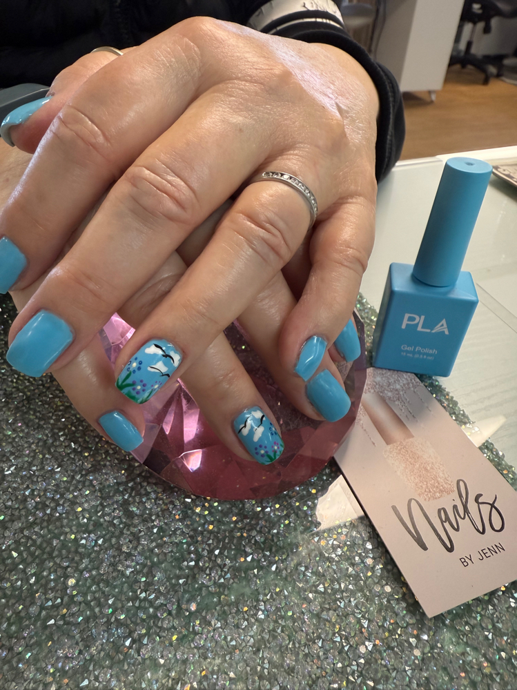 Acrylic Fill 4 weeks at Jenn Oleshak in Gardnerville, NV