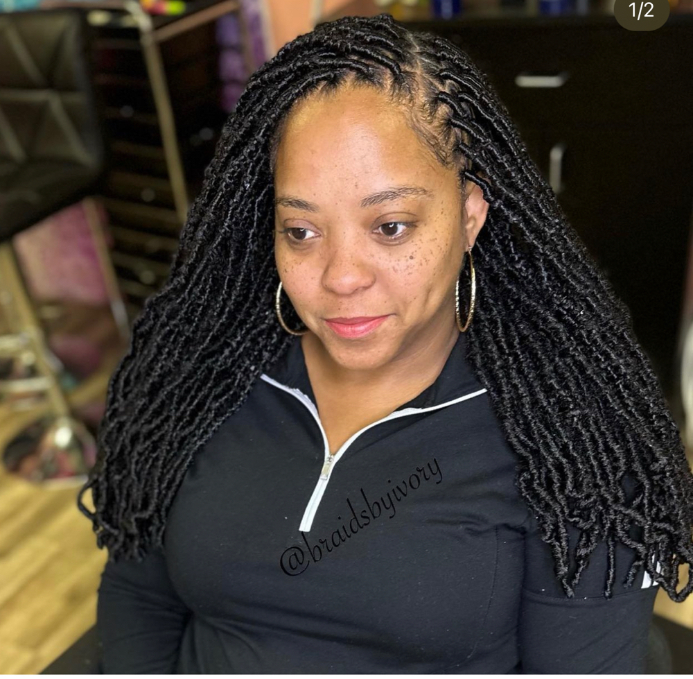 Small Soft Locs (Mid-Back)