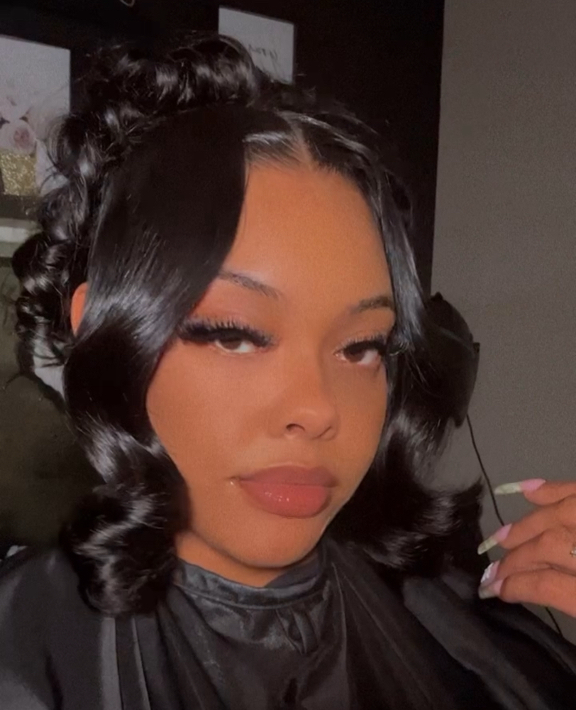 Quick weave Up-do