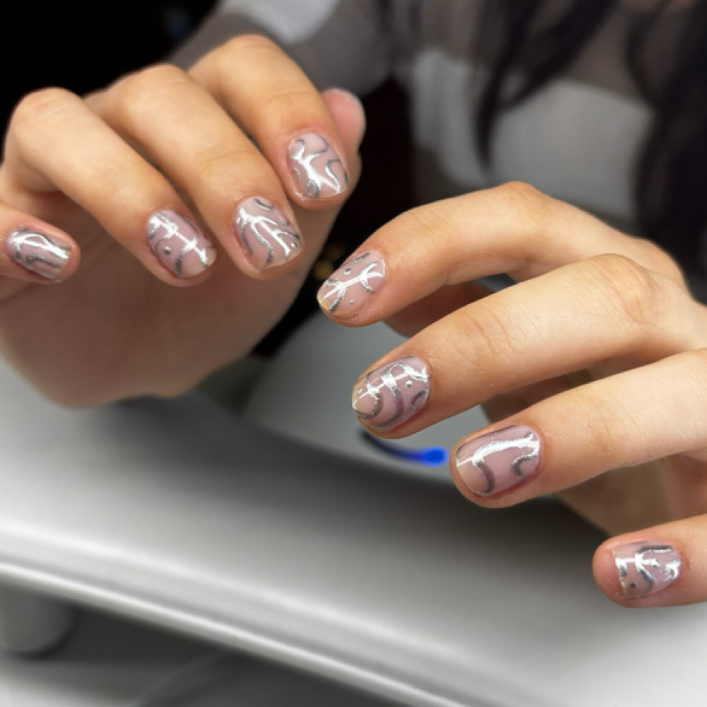 ADD ON: Chrome Nail Art at Novi_Nailed in Everett, WA