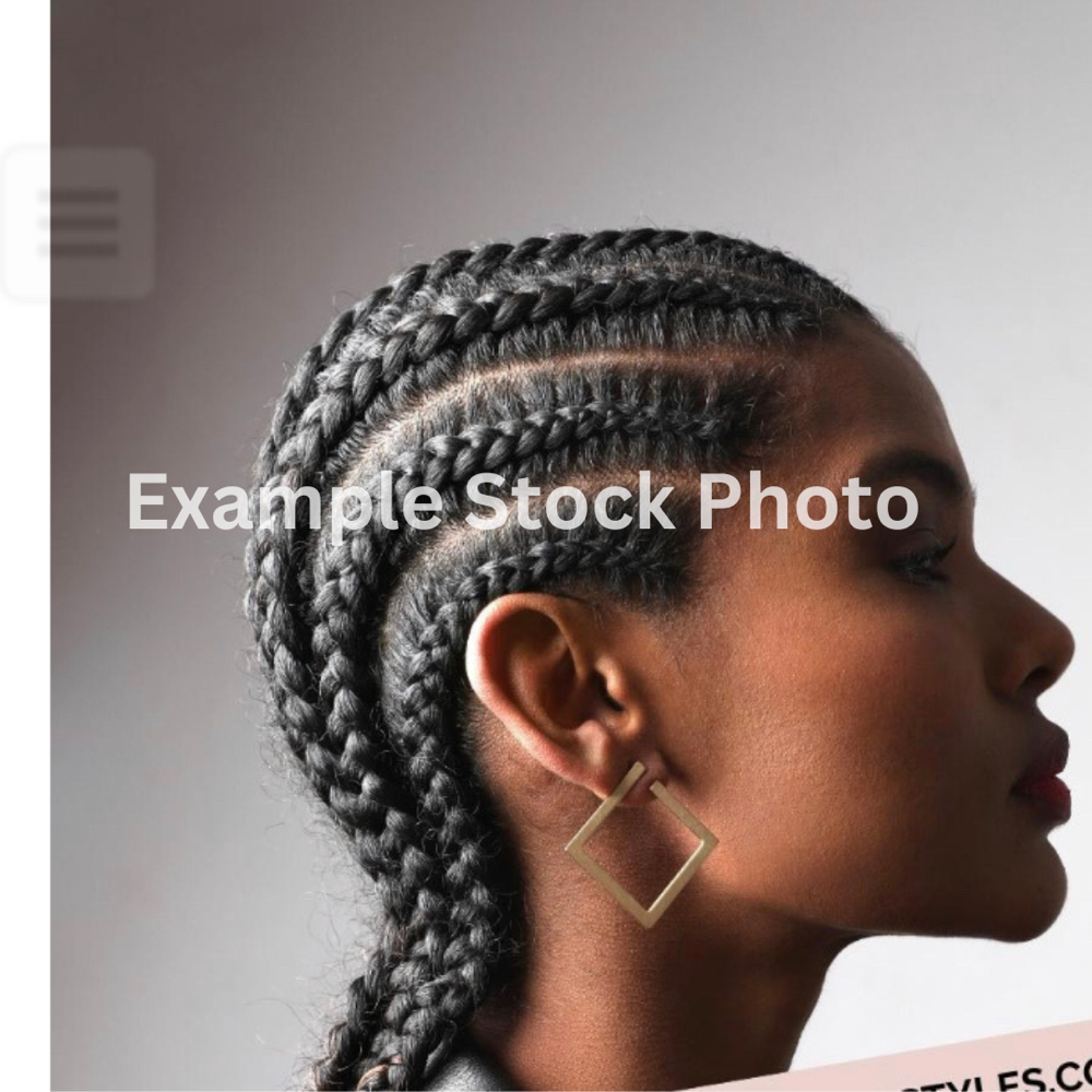 Straight Back Braids (Medium)