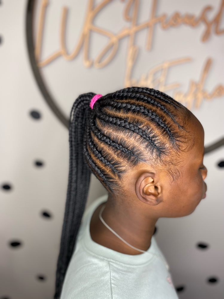 Kids Cornrows (upto Age 12)