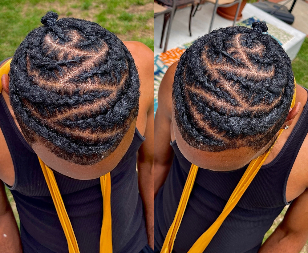 Men’s stitch braids