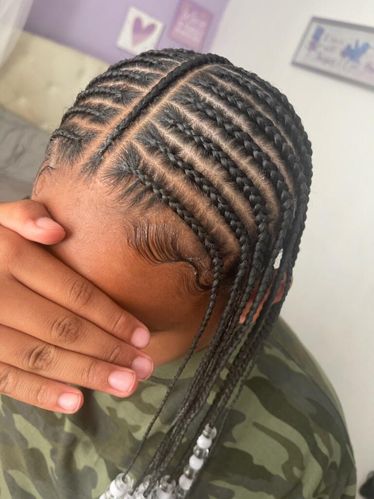 Kid's 2 Layer Tribal Braids [7-10]