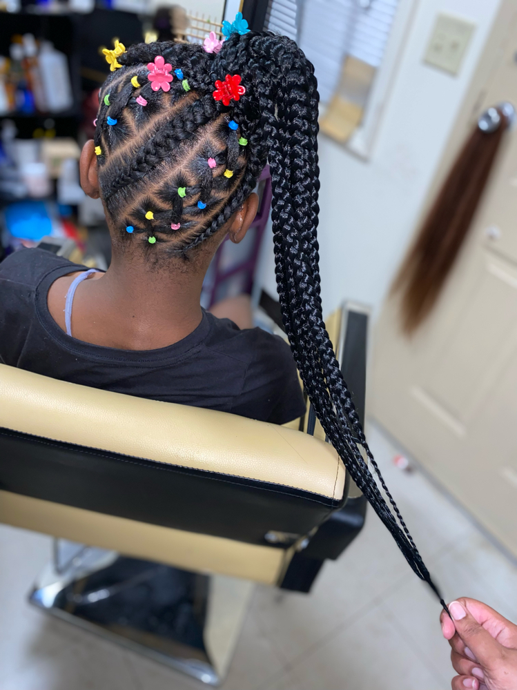 Kid Styles Large Braid W Weave 5-10