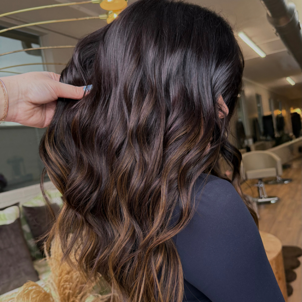 Tape-In Extension Installation at The Salty Blonde Hair Salon in Beaufort, SC