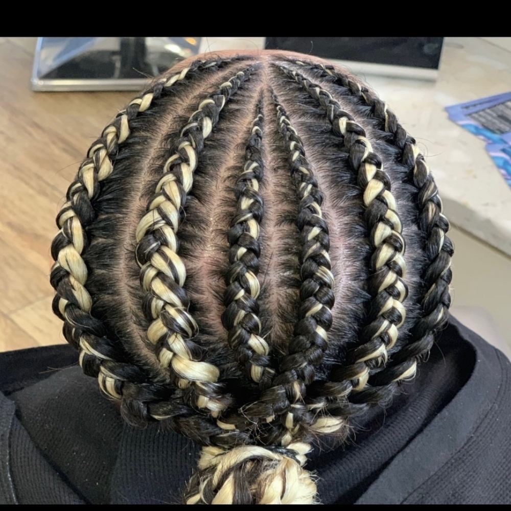 6 Braids W/Hair at JayBug Braids & Styling in Pomona, CA