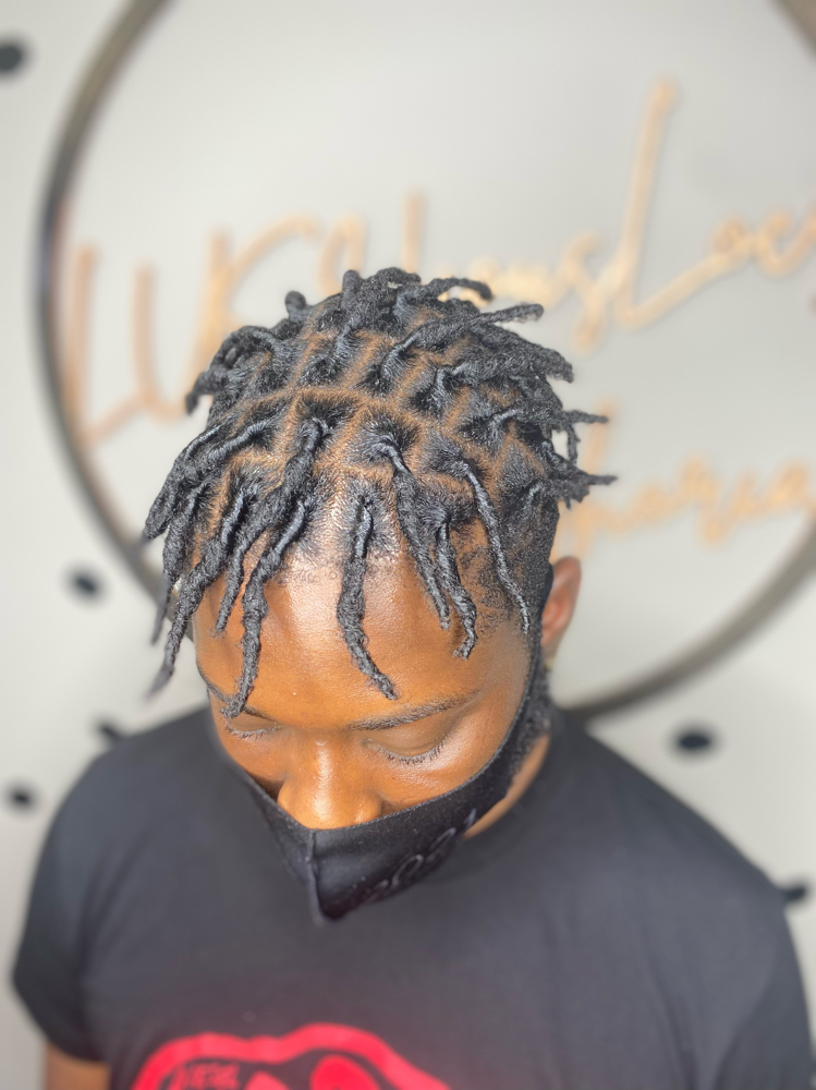 Loc Retwist Top Of The Head