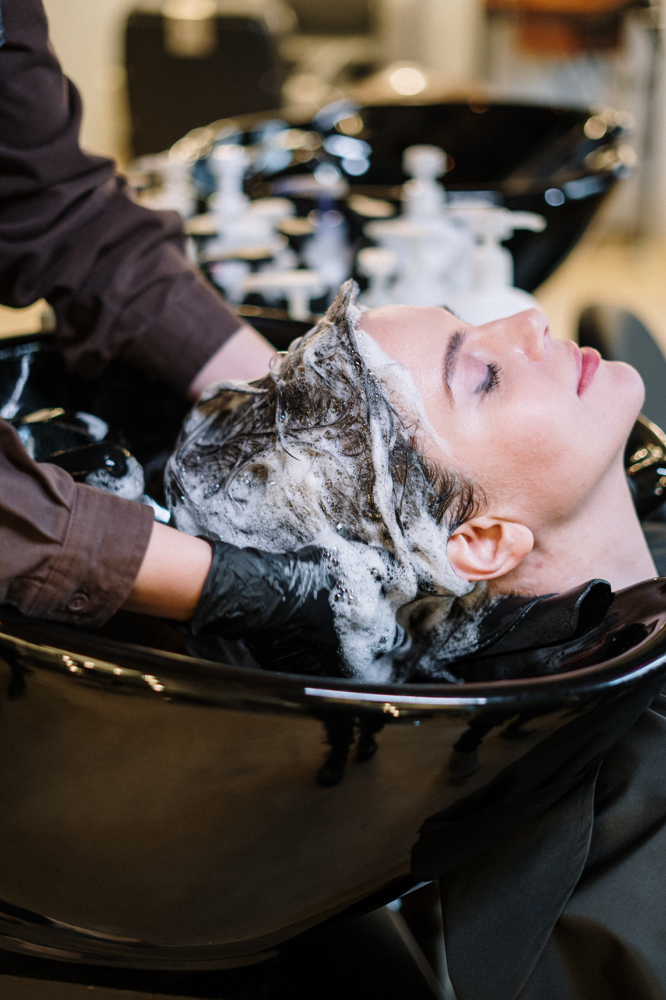 wash,  blow dry, Iron