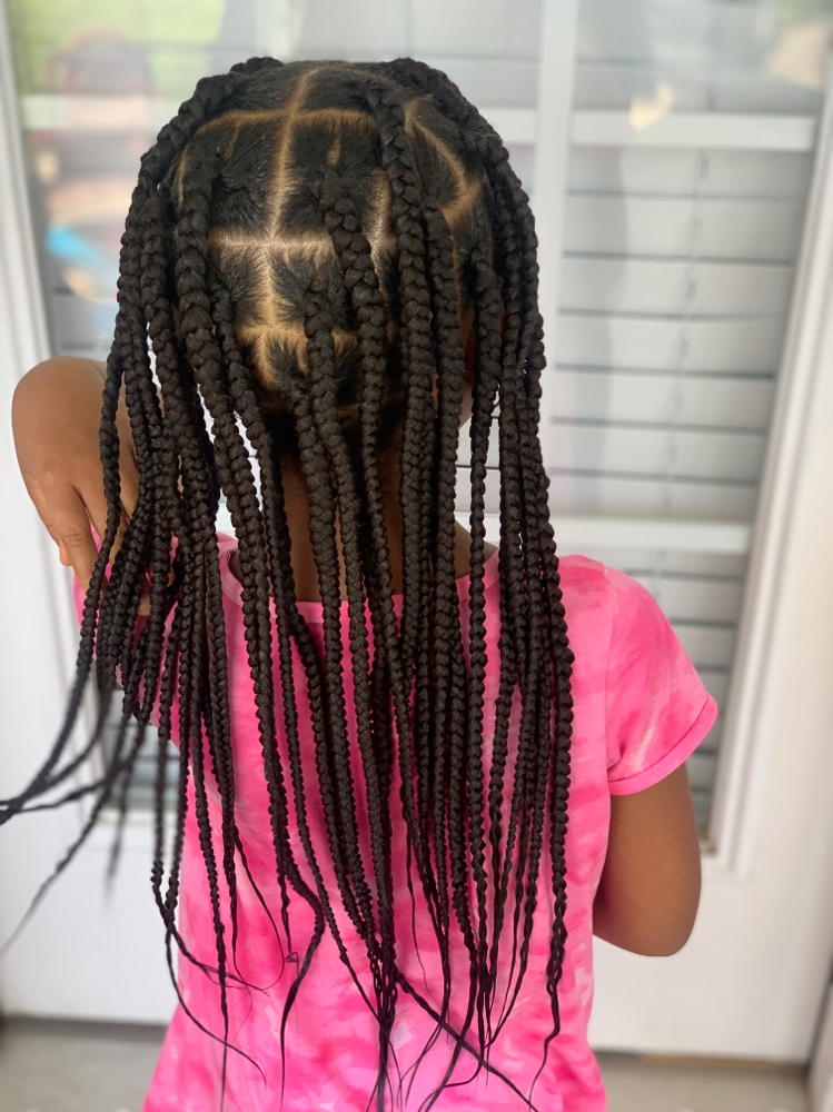 Kids Medium Knotless Braids