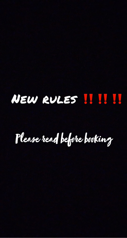 Please Read Before Booking‼️‼️‼️