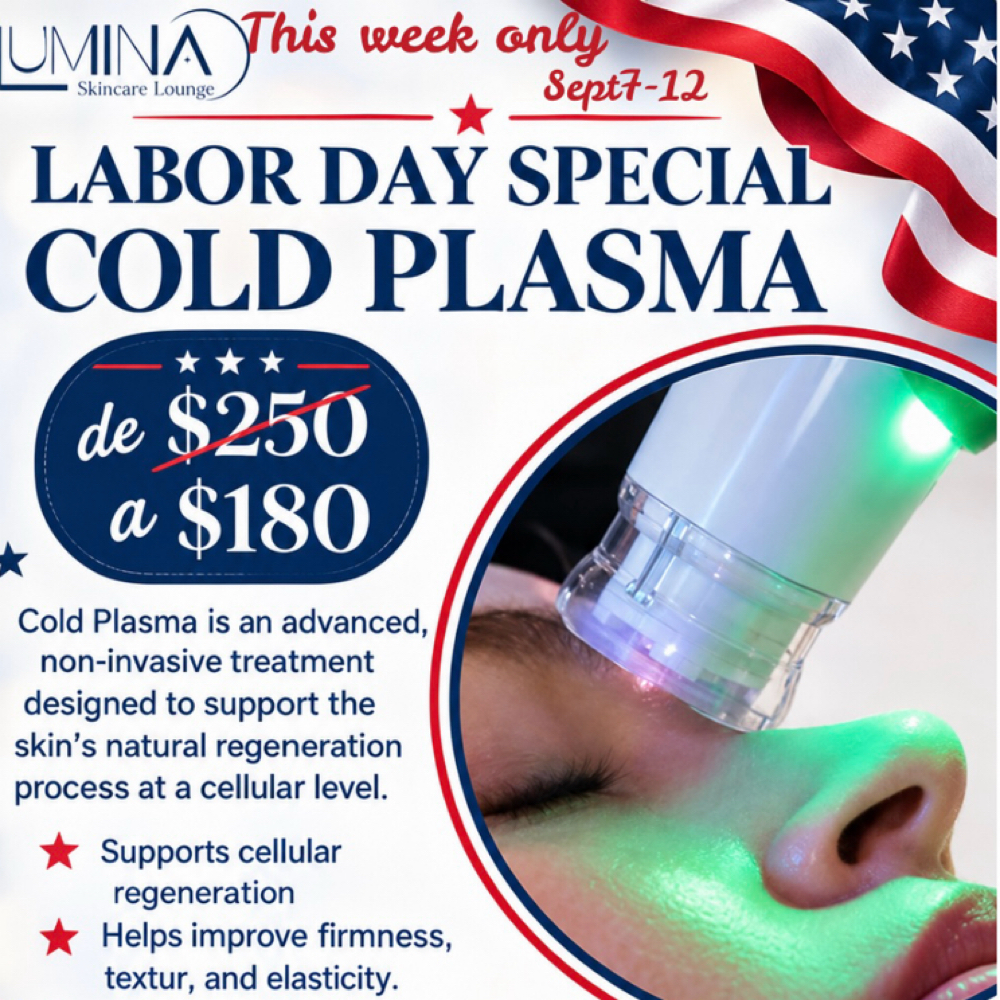 Labor day Special - Cold Plasma at Lumina Skincare Lounge in Lewisville, TX