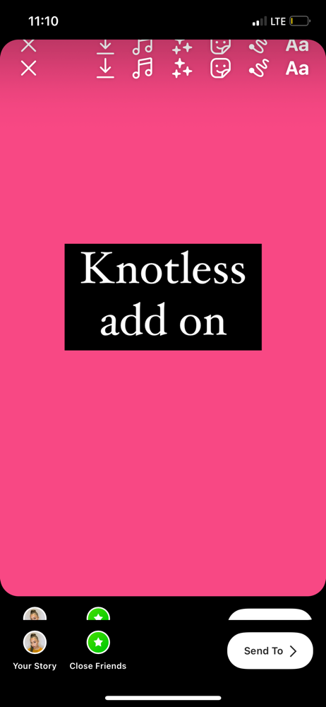 KNOTLESS (ADD ON ONLY)