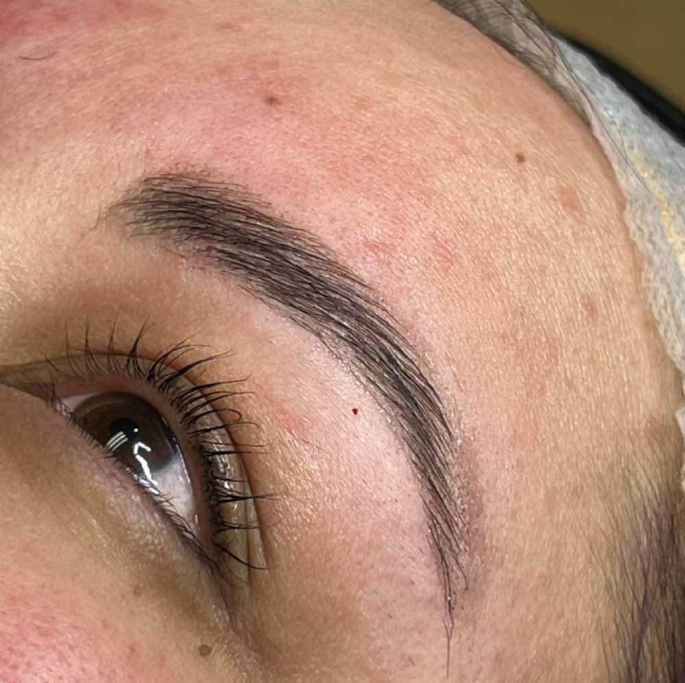 Eyebrow lamination at Oren’s Artistry in San Antonio, TX