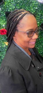 Medium Knotless Braids (mid back) length
