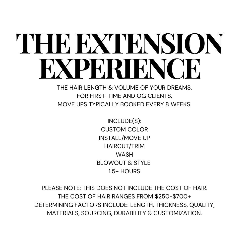 THE EXTENSION EXPERIENCE