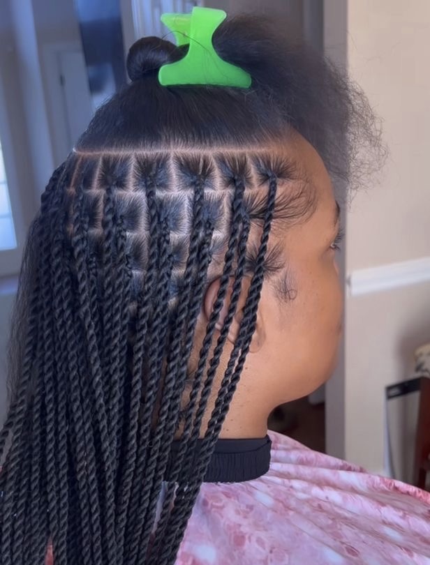 Knotless Senegalese