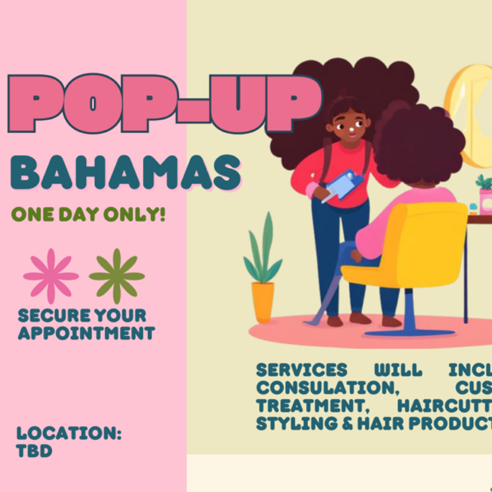 Bahamas Pop Up Service at Ashley Lynn Hair Care in Charlotte, NC