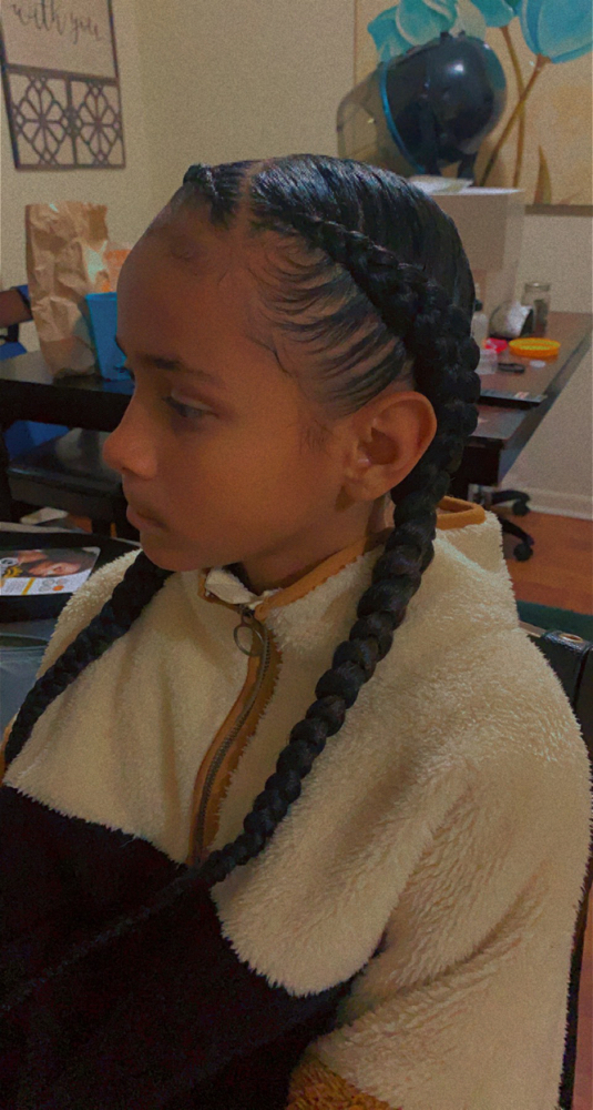 2 Feed In Braids