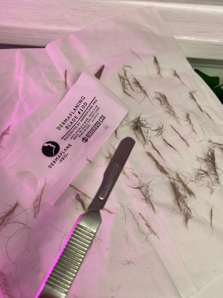 Dermaplane + Brow Wax