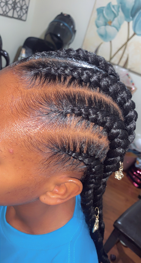 6-8 Feed In Braids