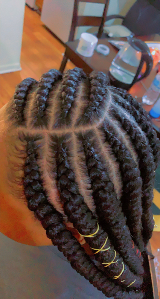 Tribal Braids Style