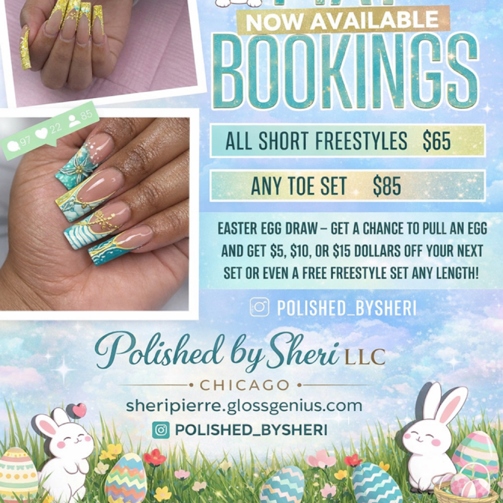 May Specials at Polished By Sheri LLC in Chicago, IL