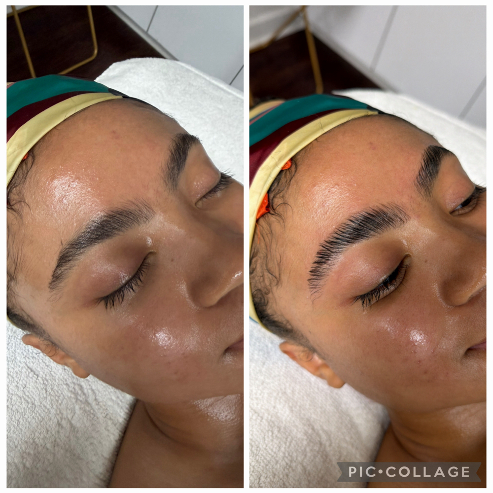 Brow Lamination at Enhanced Beauty by Lina in Fayetteville, NC