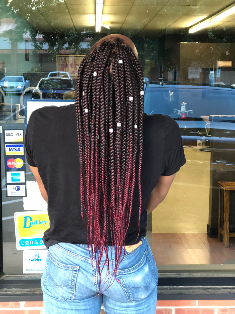 Medium Box Braids
