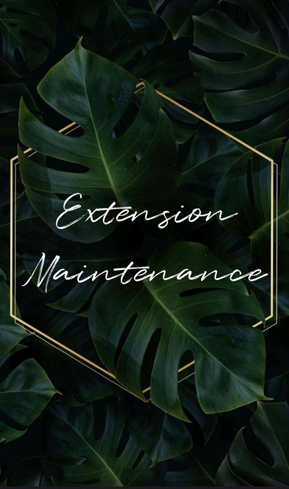 Extension Maintenence