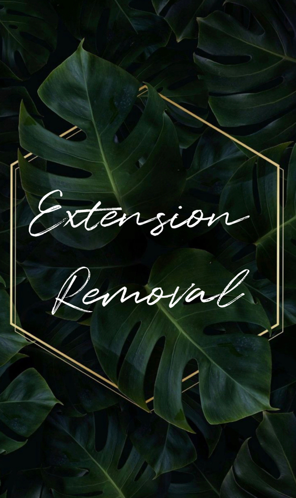 Extension Removal