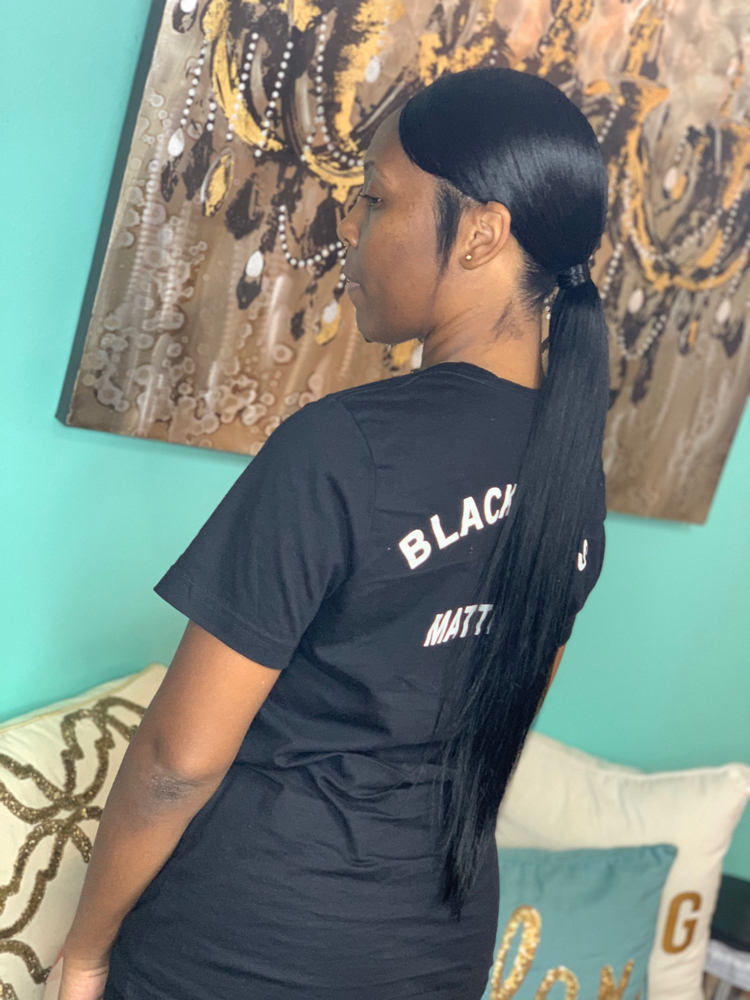 Sleek Ponytail at The Goddess Glam Bar in Baton Rouge, LA
