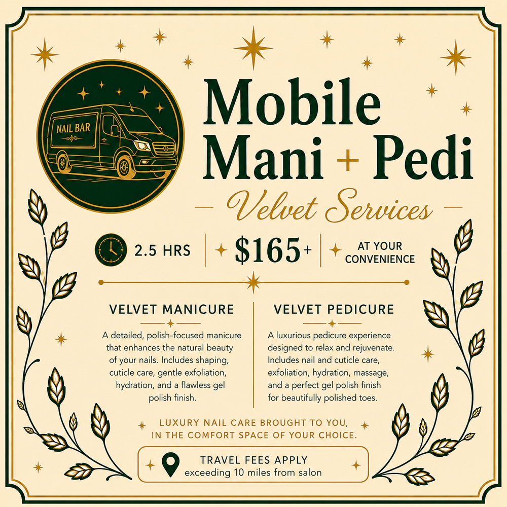 Mobile Mani+Pedi at Ashley’s Little Nail Bar in Austin, TX