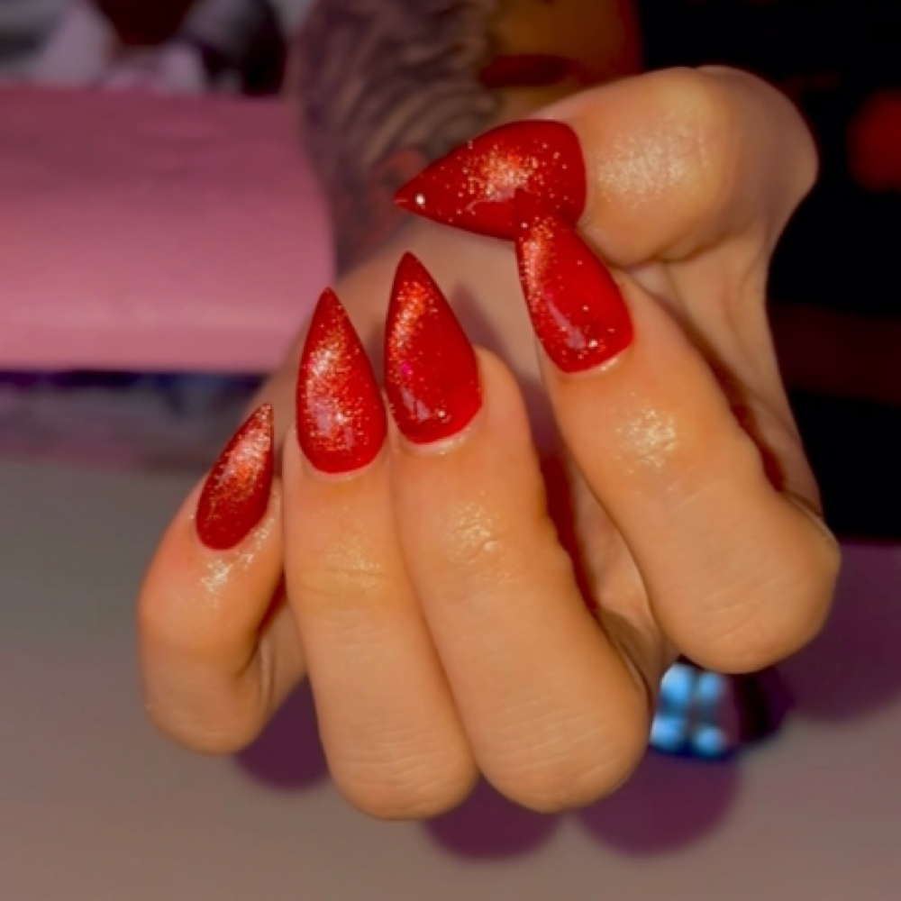 cateye art ✨♥️ at Nailz x Lash Cartel by Ry in San Antonio, TX