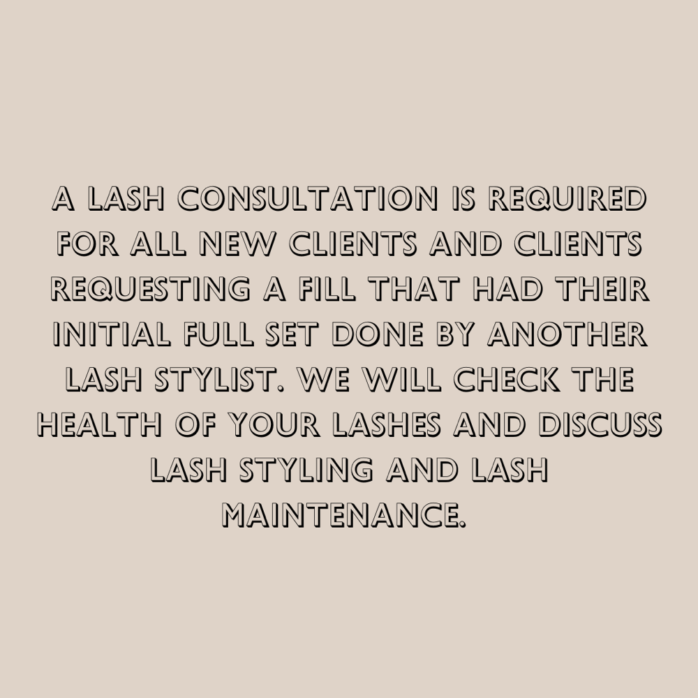 Lash Consultation