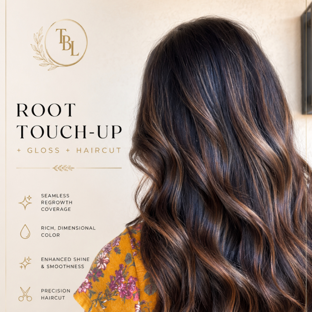 Root Touch-Up + Gloss + Haircut at Kristen  Wallace in Gainesville, GA