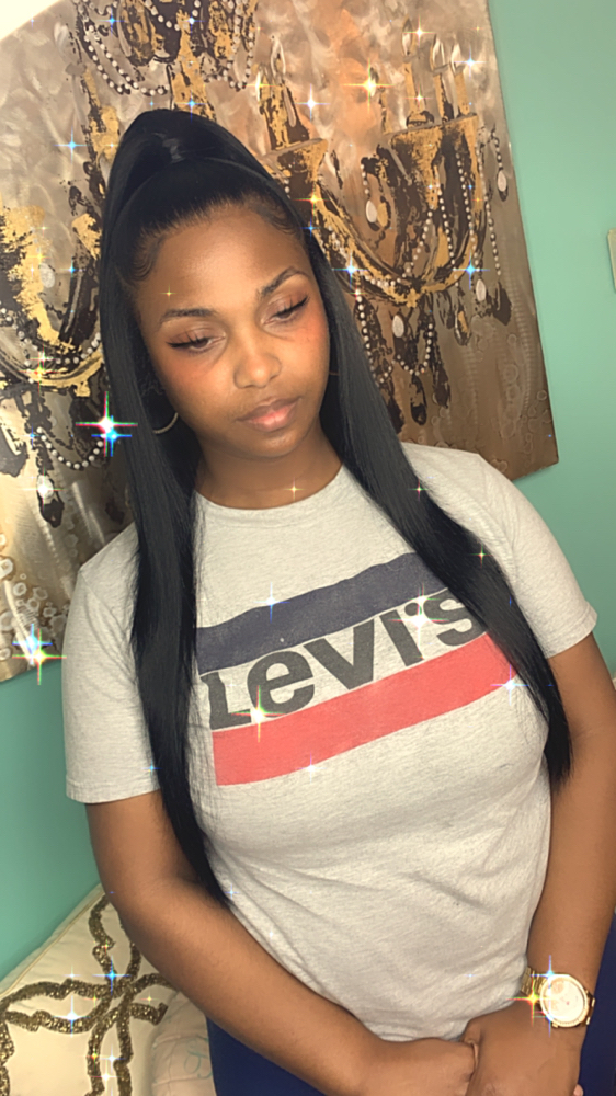 Half Up Half Down at The Goddess Glam Bar in Baton Rouge, LA