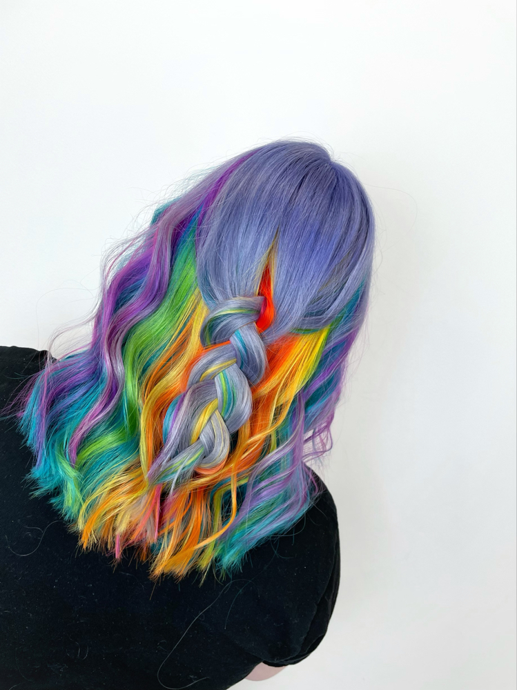 All Over Blonde + Fantasy Color