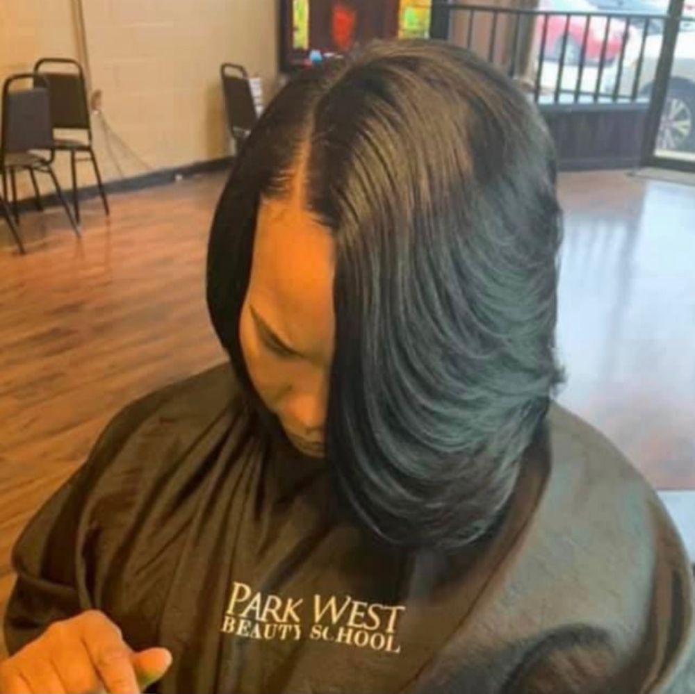 Sew In Bob W/leave Out