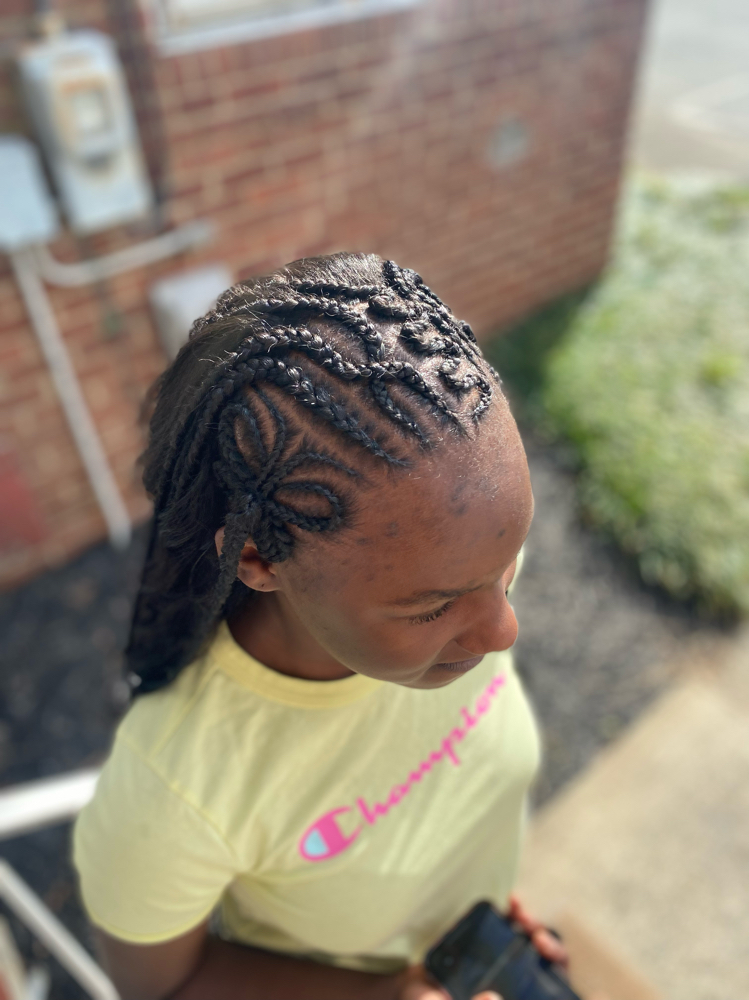 Half & Half Braid Style