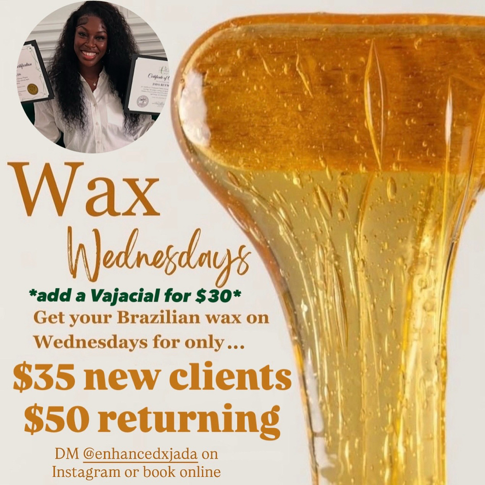 ✨WAX WEDNESDAY✨ at Enhanced by Jada in Memphis, TN