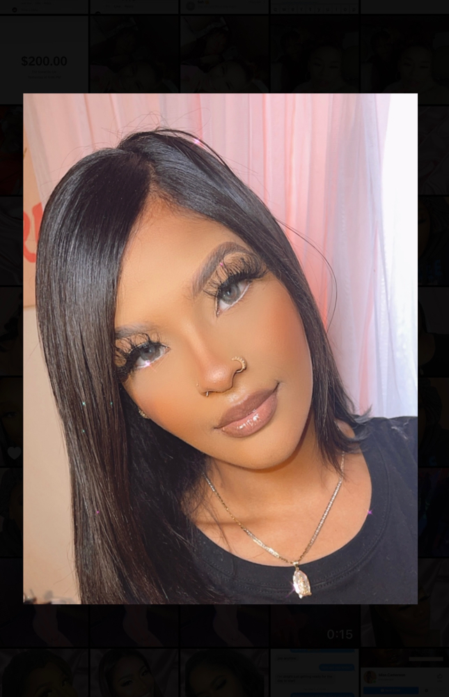 Natural Full Face (No Eyeshadow)