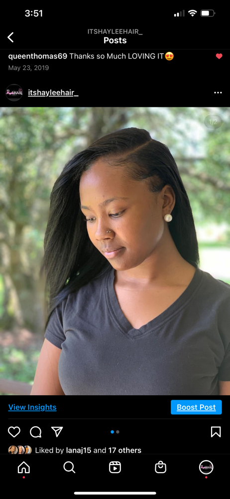 Traditional Sew In
