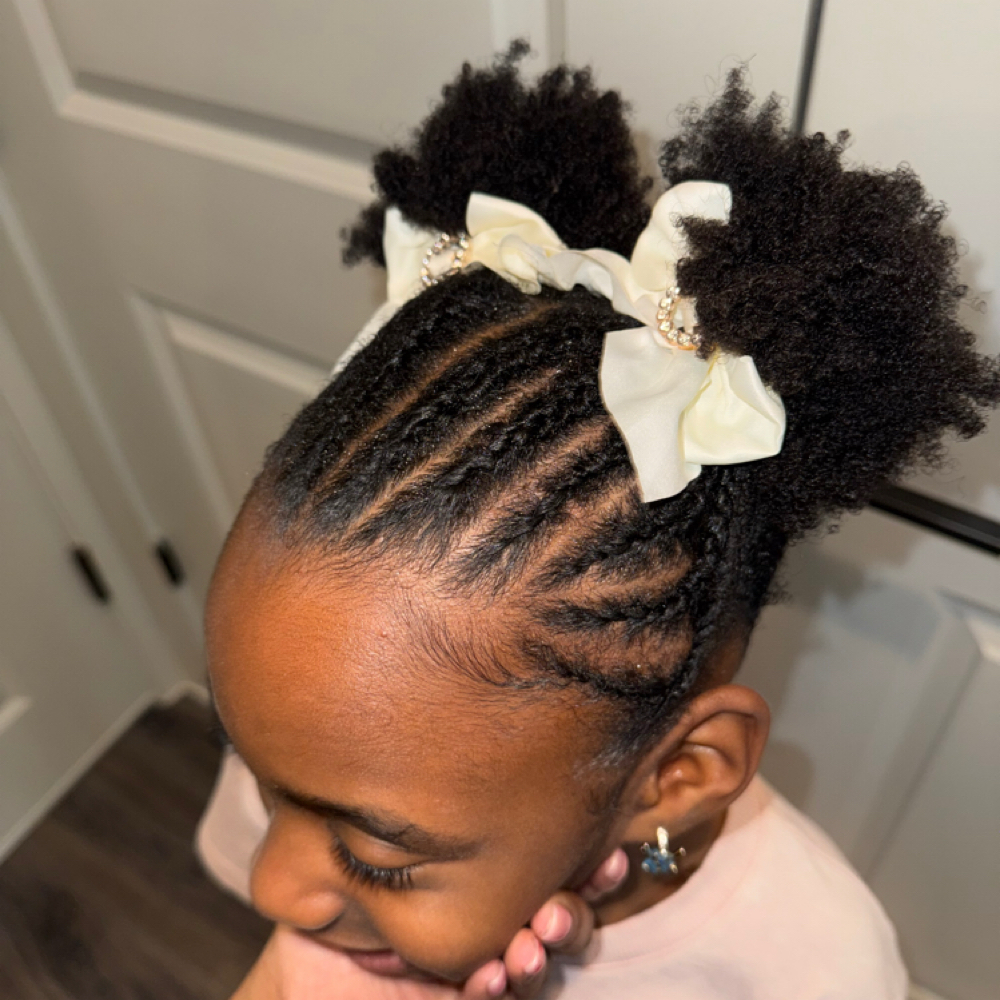 Kids Special Hair Styling at Keylo’s Creations in Frisco, TX