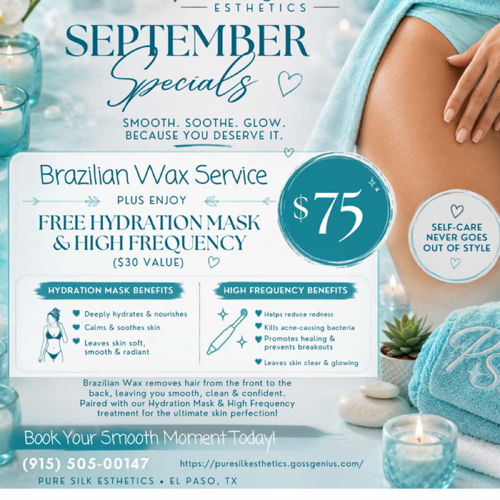 Wanderlust Waxing Package at Pure Silk Esthetics by Yvette in El Paso, TX