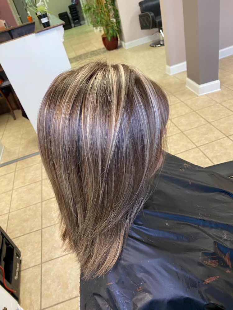 Partial foil w/ color