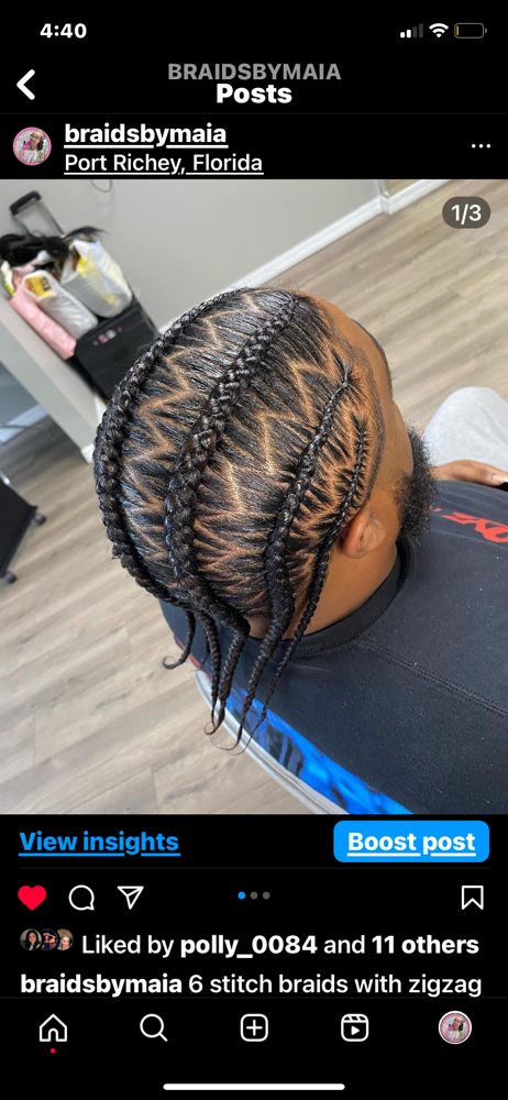 6 Stitch Braids