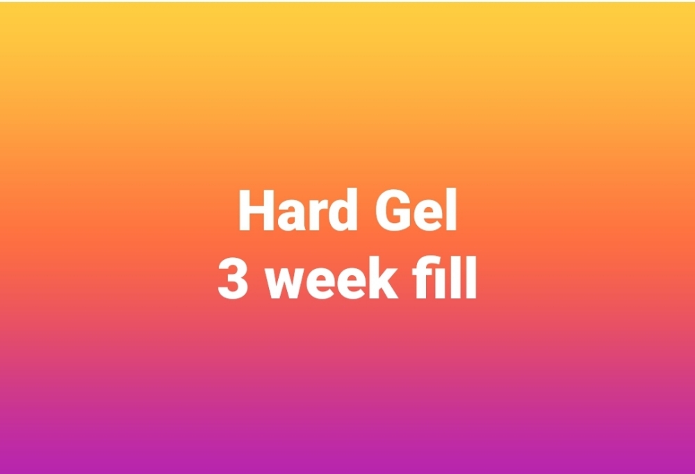 Hard Gel Fill 3 Week Fill