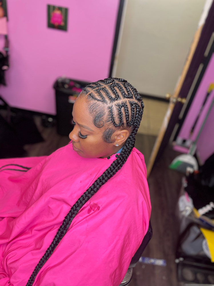 4 Zig Zag Braids