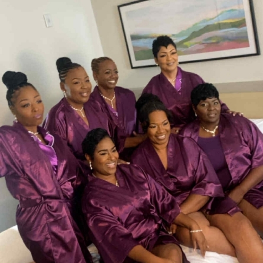 Wedding Party Glam at Brush Play Artistry in Mansfield, LA